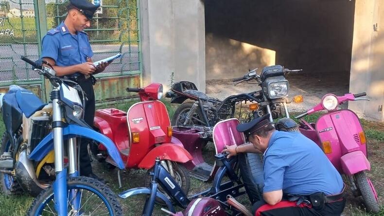Motorini rubati, denunciati due uomini tra Ro e Vigarano