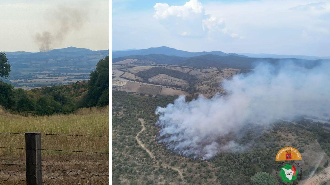 
	L'incendio a Campagnatico

