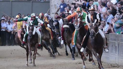 Un momento del Palio (foto d'archivio)