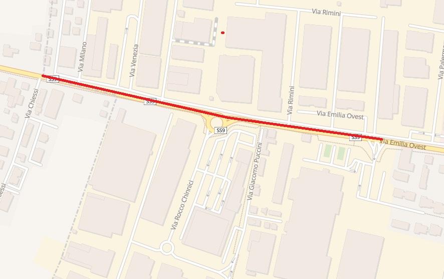 Rubiera, lavori alla ciclopedonale: su via Emilia Ovest scatta il limite ai 30