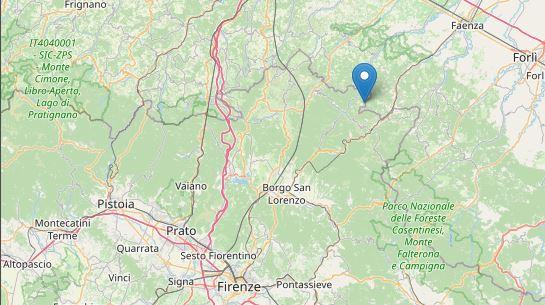 
	L'epicentro della scossa

