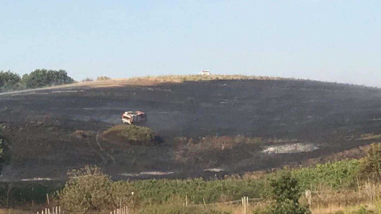 
	La zona colpita dall'incendio

