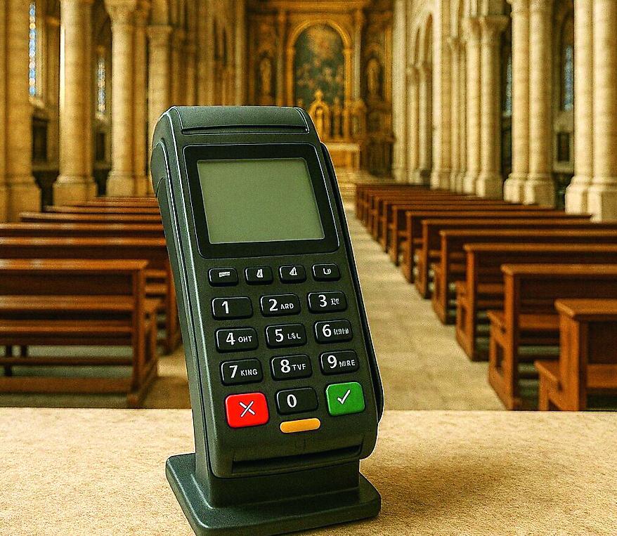 In chiesa ora l’offerta si fa con il bancomat