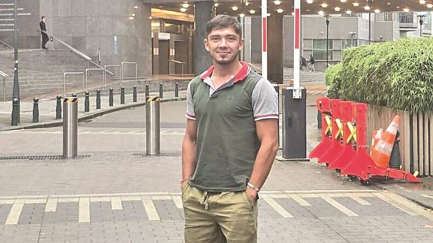 Laurentiu Gorea davanti al Parlamento Europeo