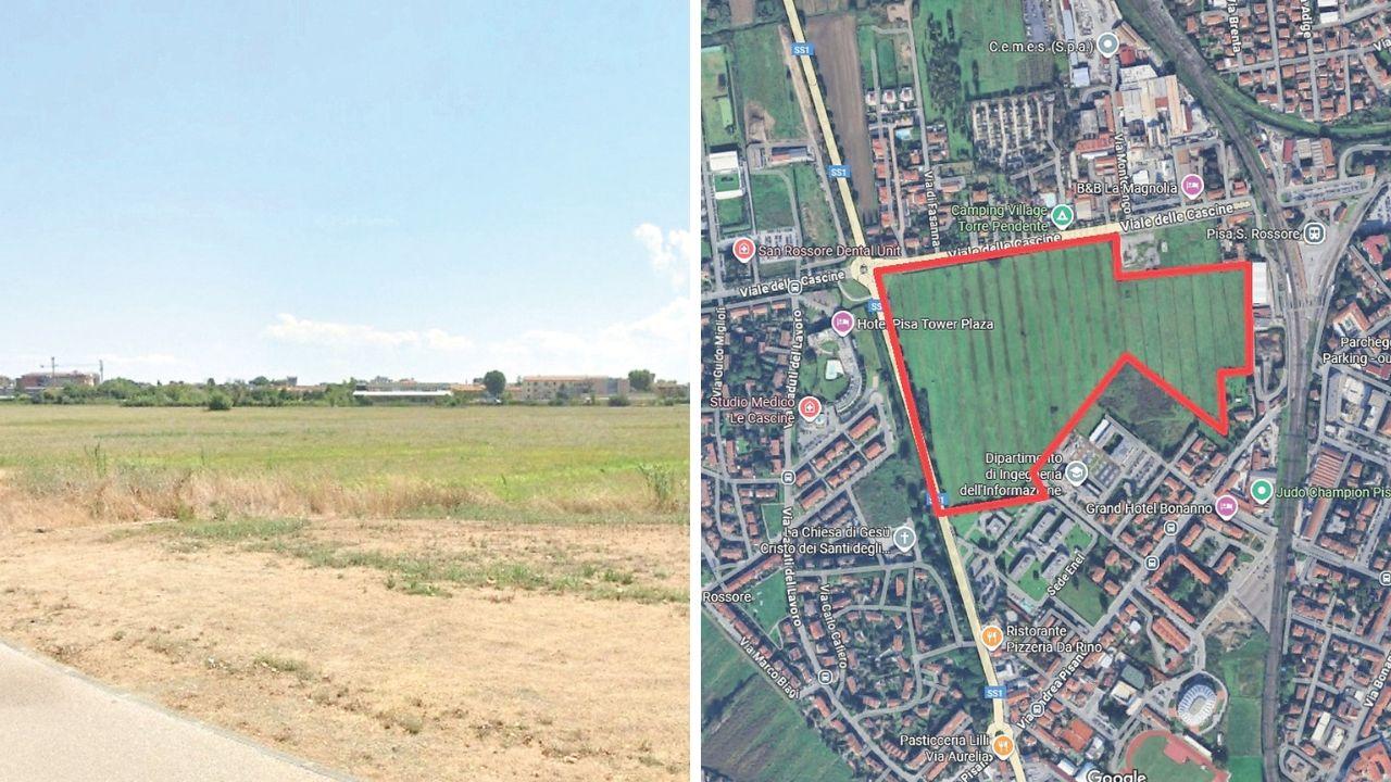 
	L'area individuata e la sua posizione sulla mappa

