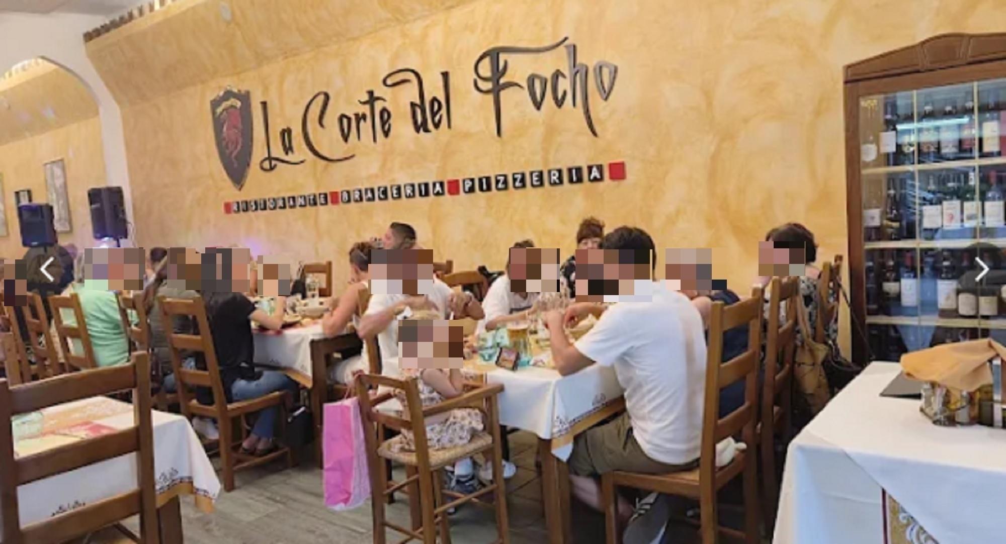 Il ristorante "La corte del focho"