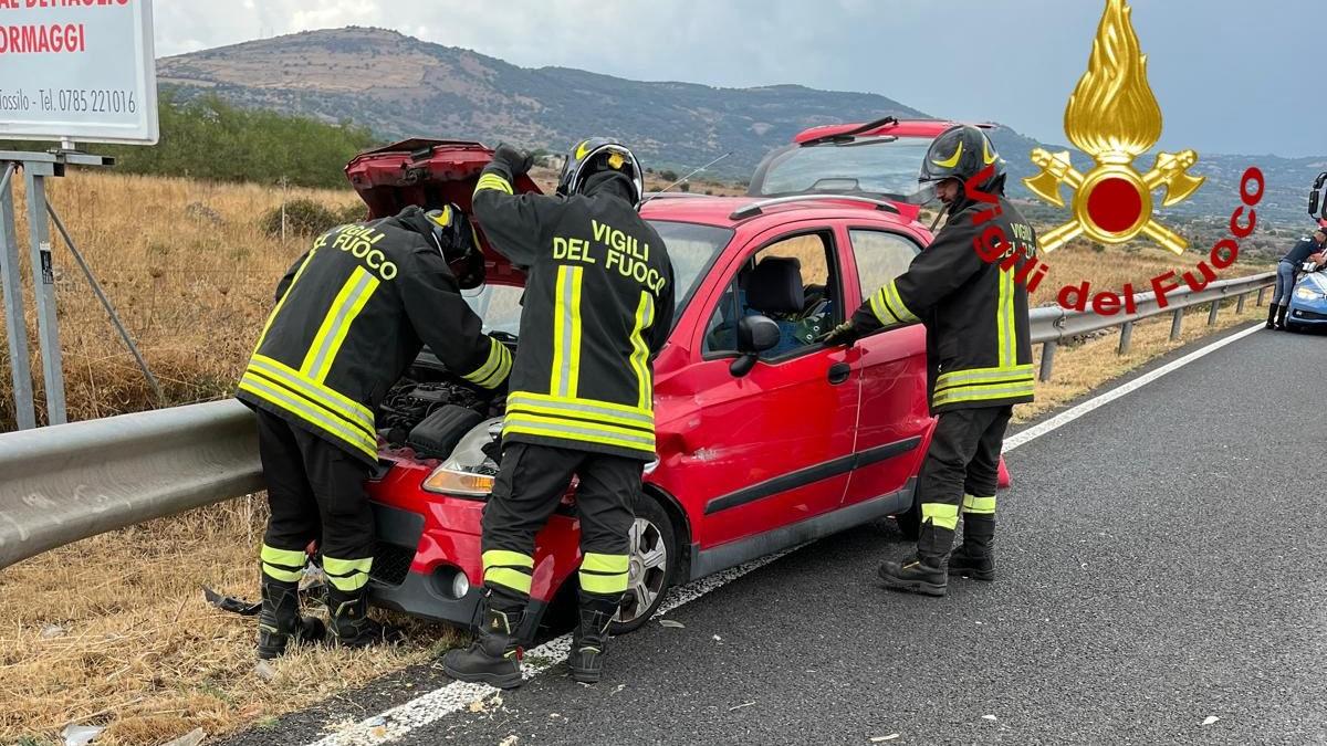 Incidente stradale vicino a Birori: soccorsi due feriti