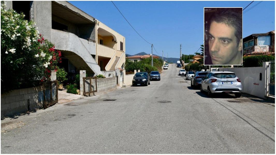
	Via San Michele, nella zona ovest di Olbia, e nel riquadro Gianpaolo Demartis

