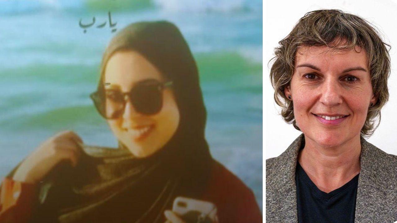 
	Una foto di Marah Abu Zuhri e Martina Pignatti, direttrice di Un Ponte Per

