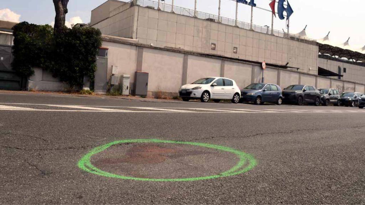 
	Il punto dell'incidente (foto Cuffaro)

