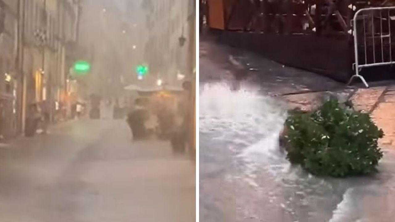 
	Allagamenti in centro ad Arezzo (foto dalla pagina Arezzo Meteo)

