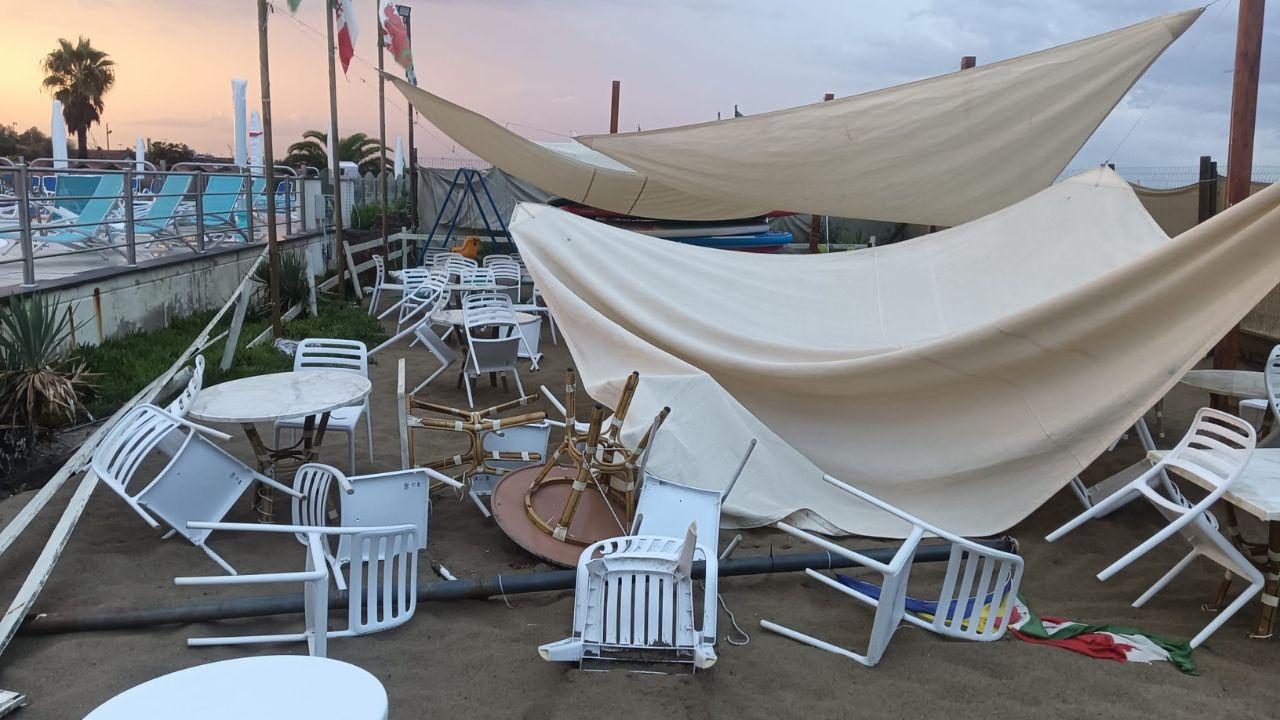 Alcuni danni causati dal maltempo