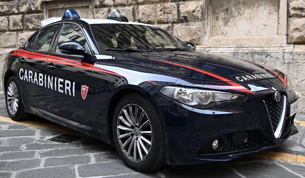 
	Un'auto dei carabinieri (foto d'archivio)

