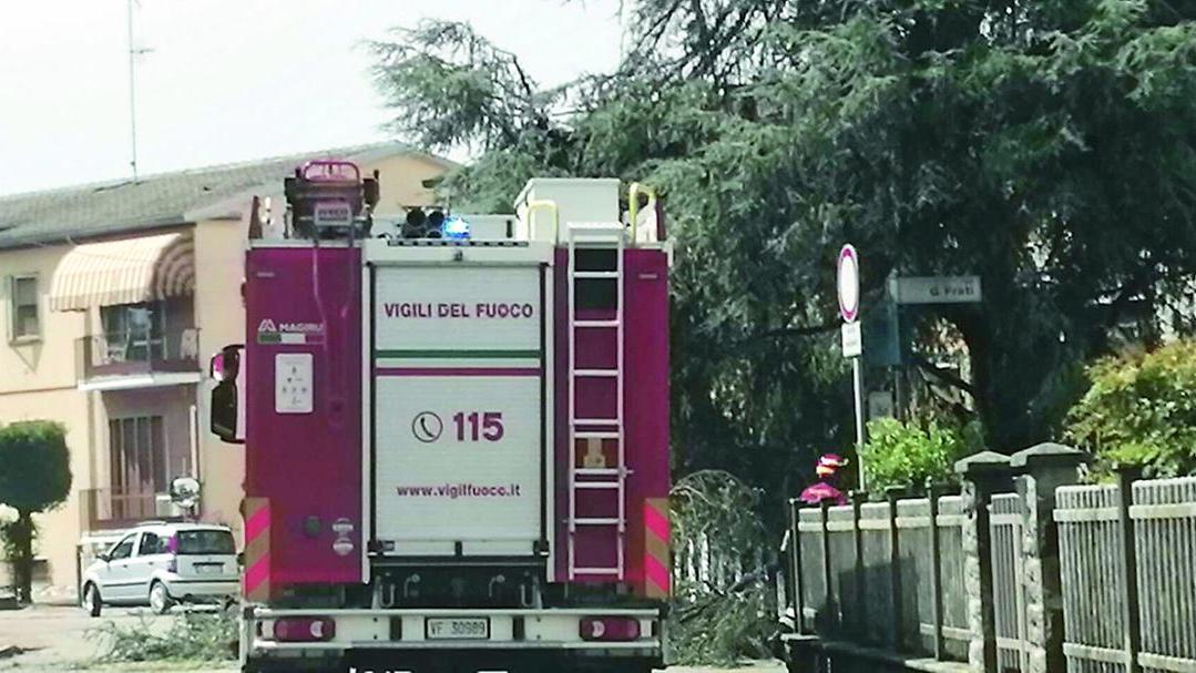 Bondeno, danni da vento, pioggia e grandine