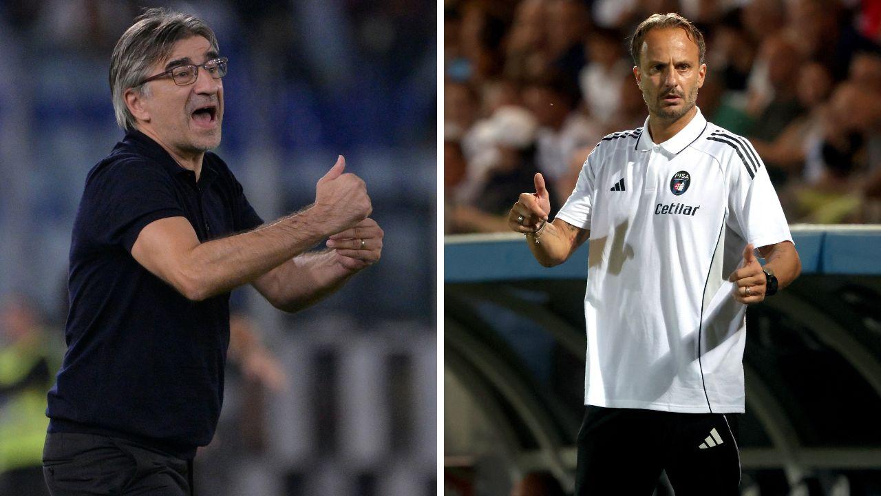 I tecnici di Atalanta e Pisa