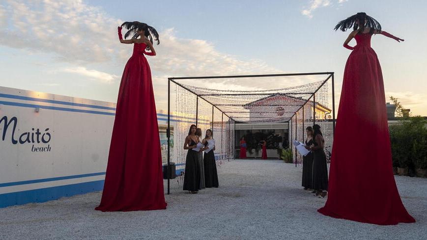 Una festa in spiaggia al Maitò Beach di Forte dei Marmi (foto d’archivio)