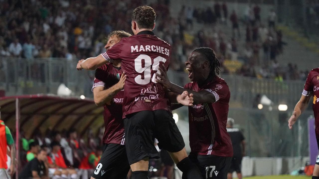 L'esultanza dopo il gol (foto Stick)