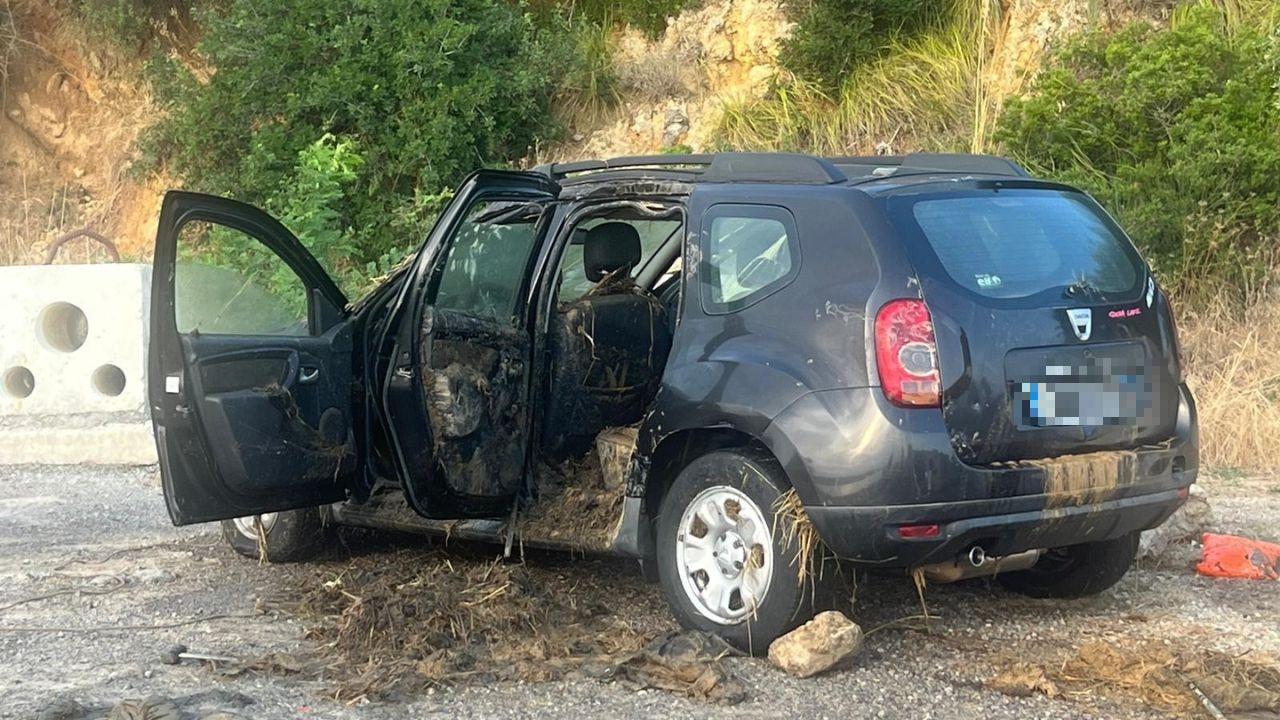 
	L'auto recuperata (foto Enzo Russo)

