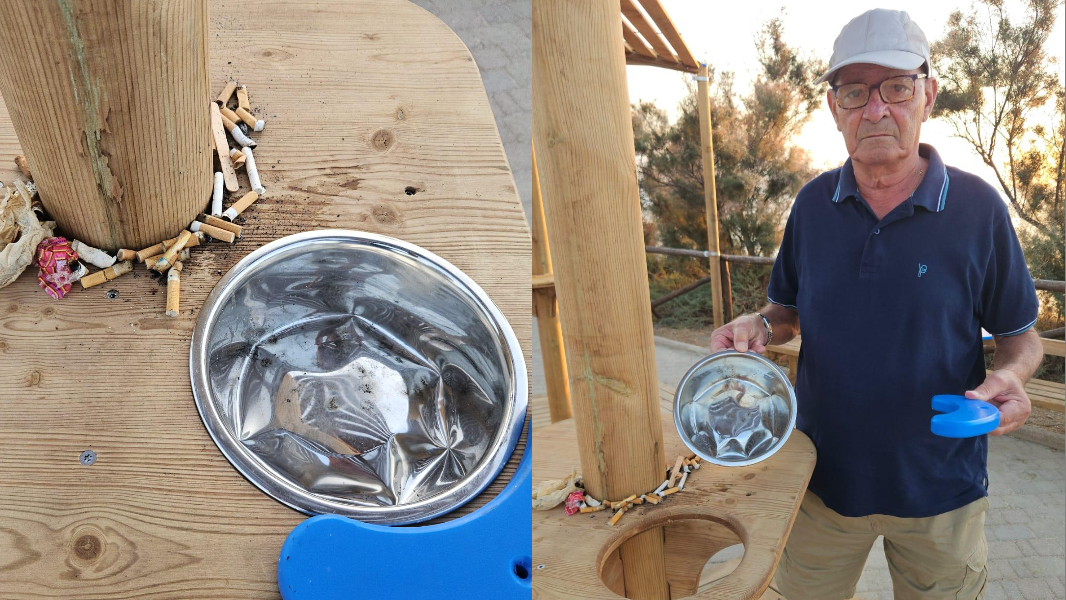 Balai, vandali distruggono il punto fumo appena installato