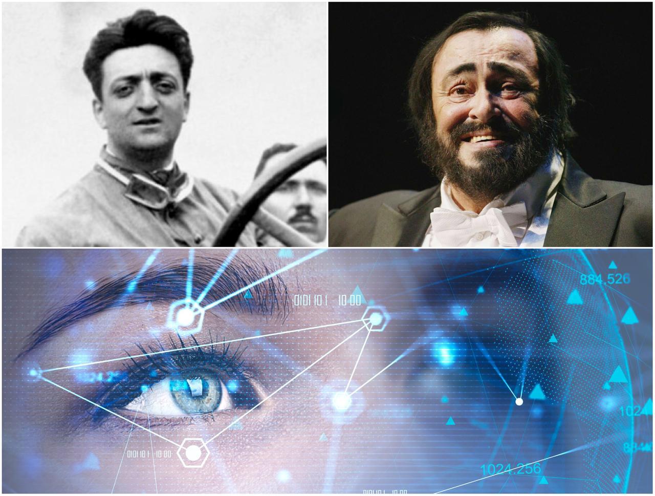 Enzo Ferrari e Luciano Pavarotti