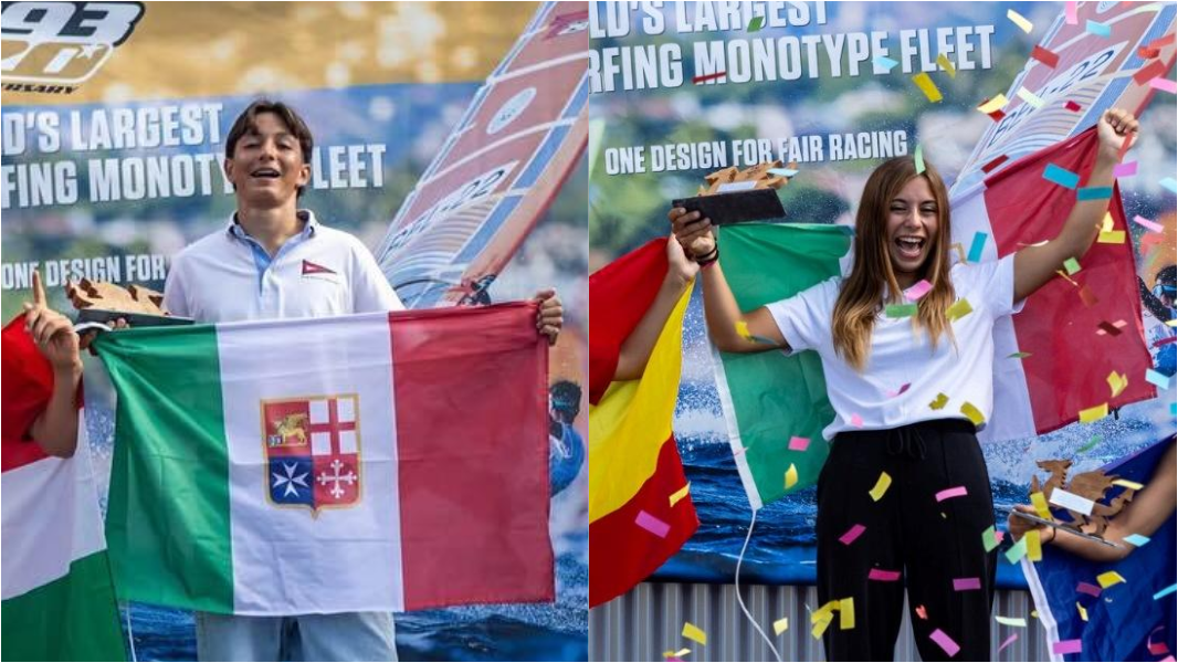 Due atleti sardi nell’Olimpo mondiale del windsurf Techno 293