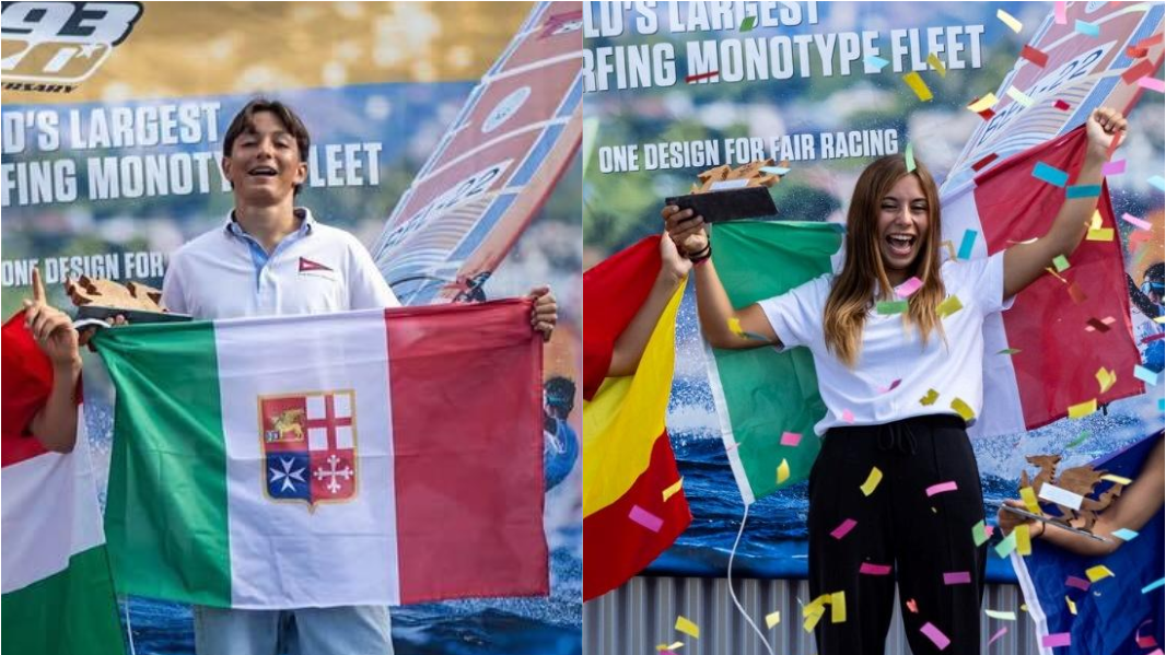 Due atleti sardi nell’Olimpo mondiale del windsurf Techno 293