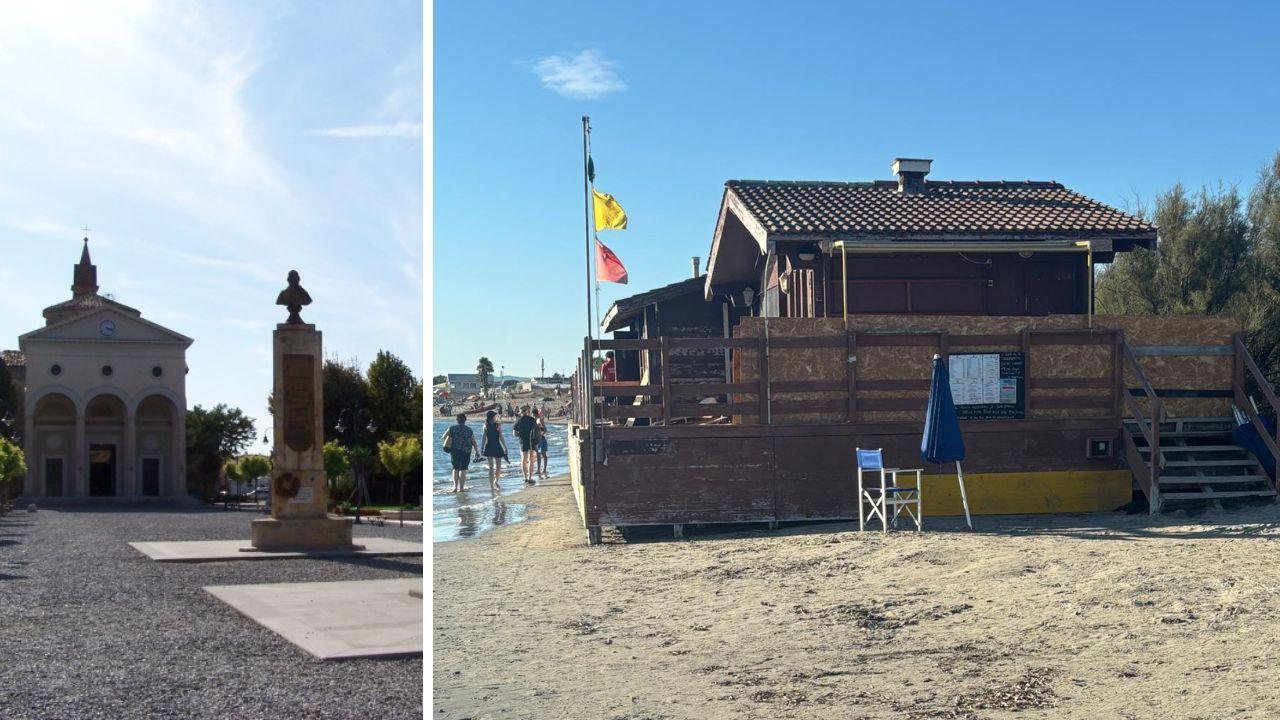 
	Uno scorcio del centro di Vada e il Punto Azzurro


