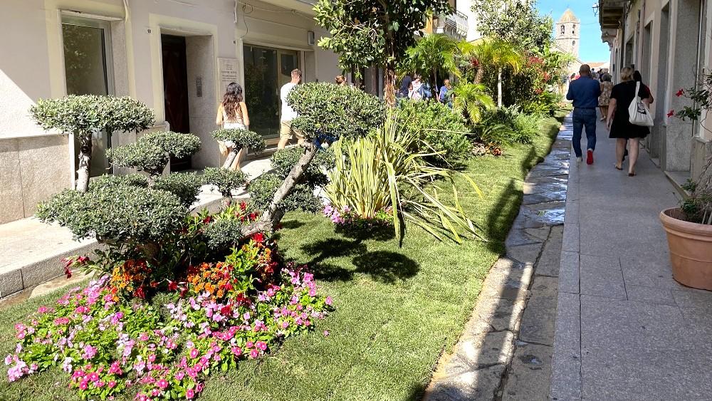Piante, fiori e alberi: il centro di Arzachena diventa un giardino