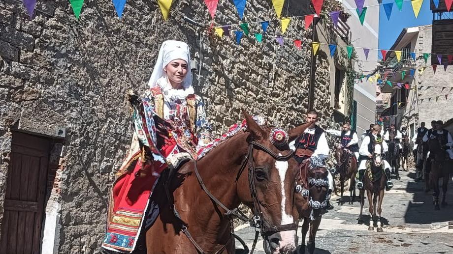 Giorgia Columbu nel ruolo di Sa Ghionarza