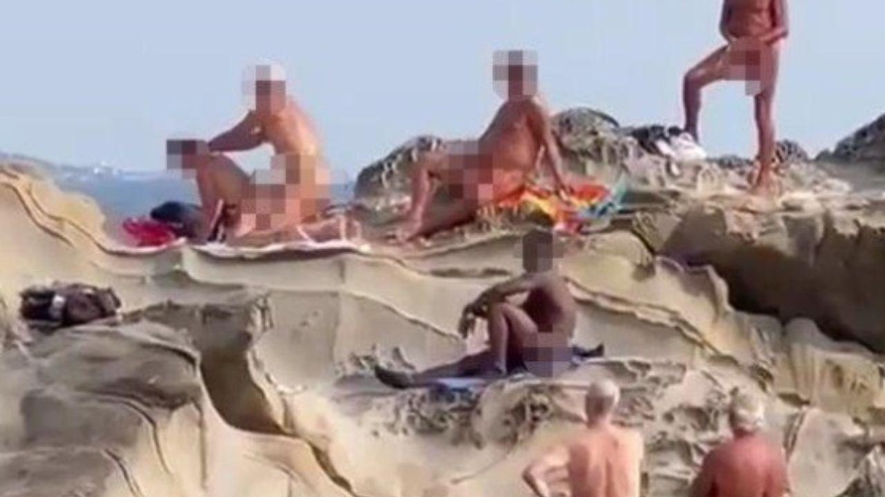 Un fermo immagine del video girato al Sassoscritto