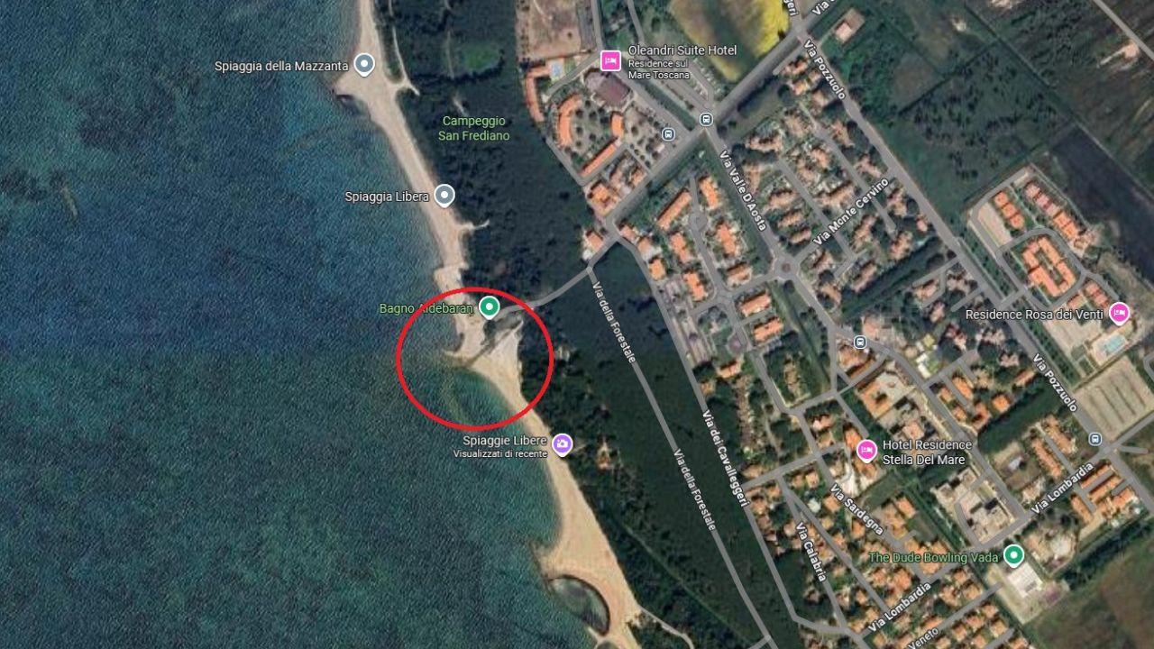 La zona (immagine dal profilo Facebook del Comune)
