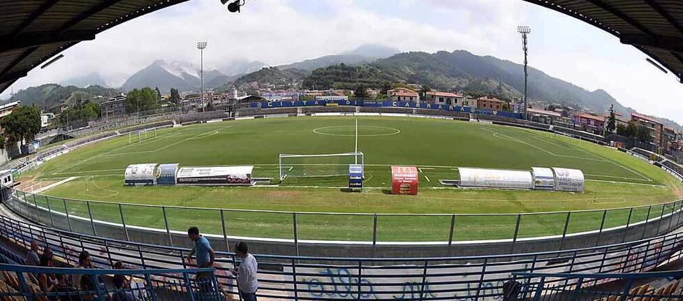 Un sopralluogo degli anni scorsi allo stadio