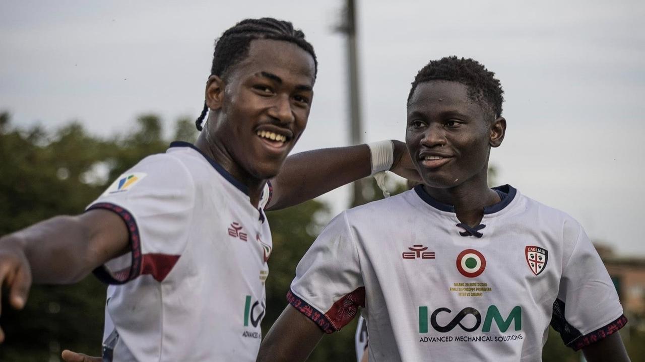 
	<strong>Trepy</strong> (a sinistra) e <strong>Mendy</strong>, gli autori dei gol del Cagliari nei 90'

