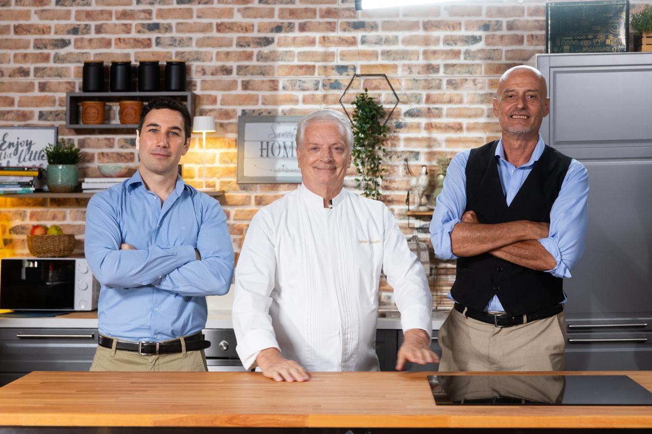 Iginio Massari a Ferrara per le riprese del format Sweet Home