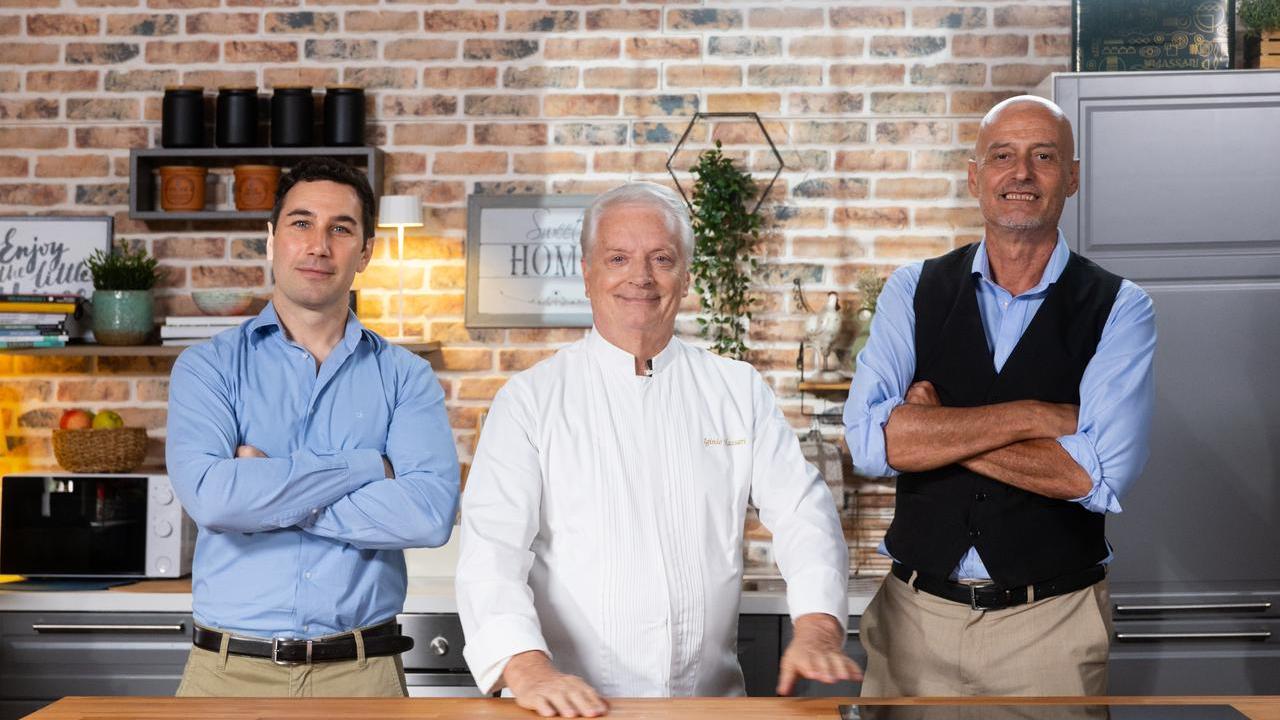 Iginio Massari a Ferrara per le riprese del format Sweet Home