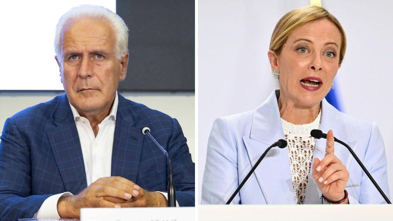 Giani e la premier Meloni