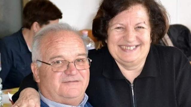 Gloria Loffredo insieme al marito Angelo Coccoluto