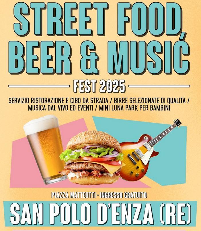 Street food, birra e musica a San Polo d’Enza