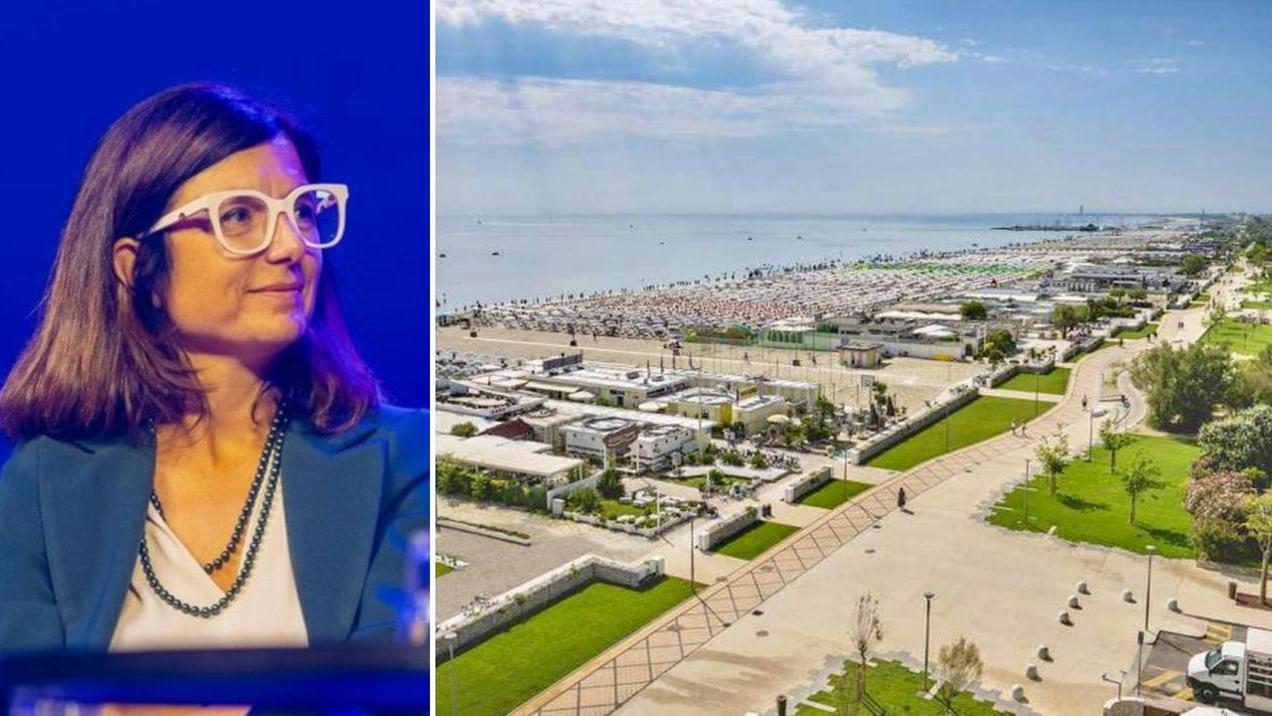 L'assessora regionale Frisoni e il lungomare di Milano Marittima