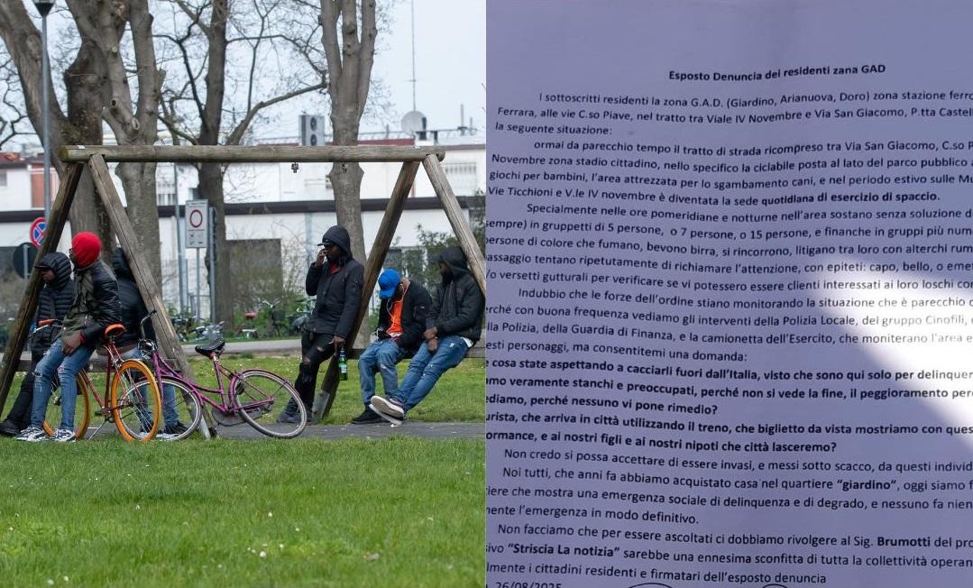Ferrara, i residenti della Gad: «Qui spaccio e litigi, servono espulsioni»
