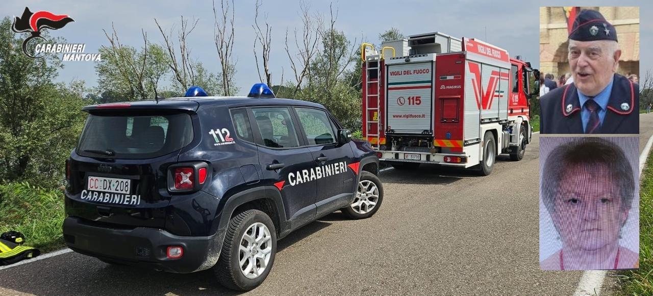 Auto finisce nel Po, morti due anziani