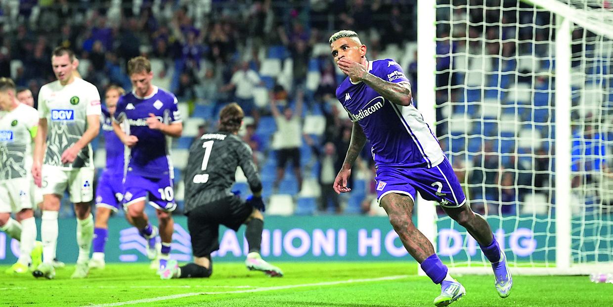 
	Dod&ograve; esulta dopo il gol dell'1-2

