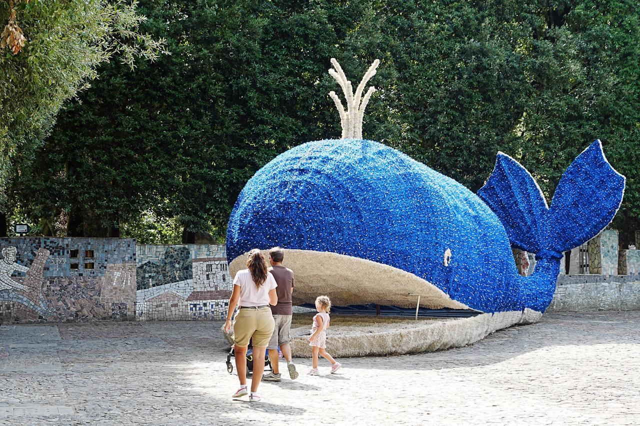 
	Un&rsquo;installazione che ricorda la celebre balena&nbsp;(Foto Nucci)

