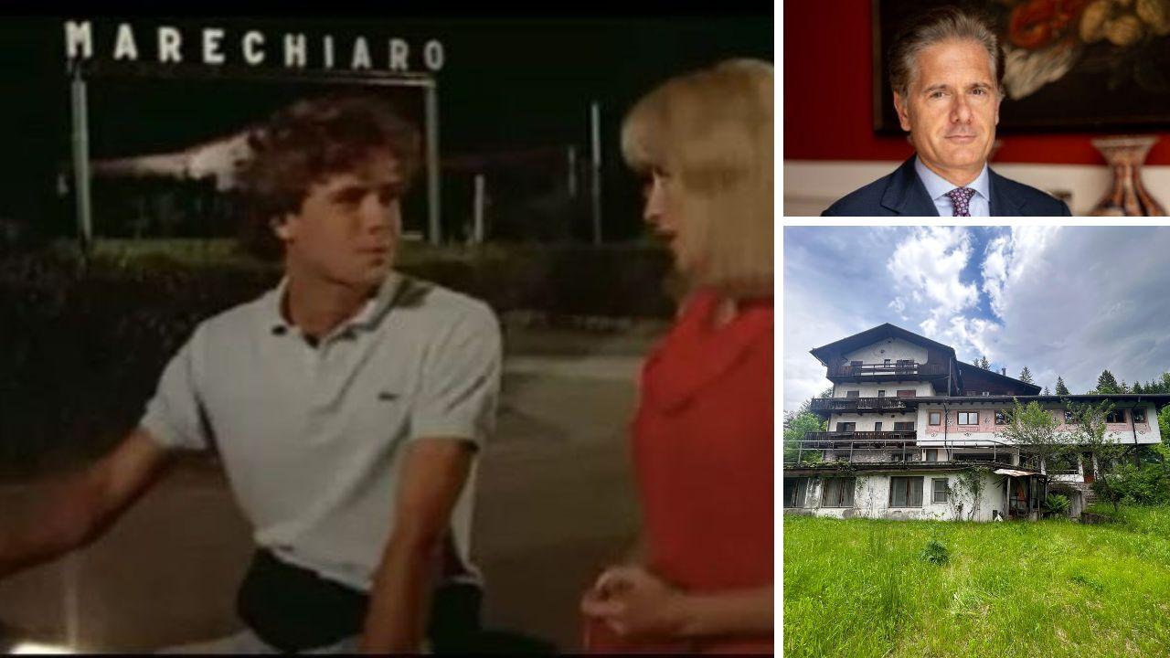 Il “Marechiaro” di Forte in una scena di “Sapore di mare”, l'avvocato e l’hotel “Fanes”