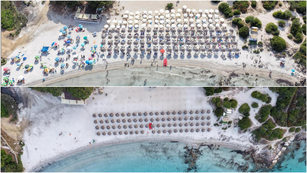 A Sos Aranzos la spiaggia libera è un fazzoletto di sabbia