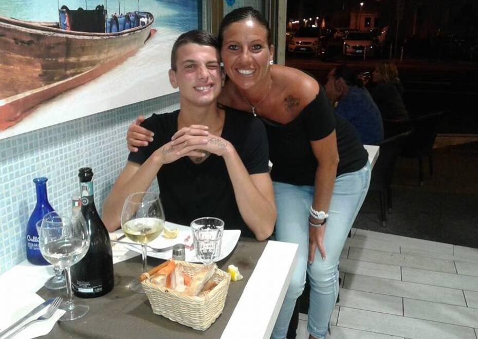 Denny Magina insieme alla madre Erika Terreni