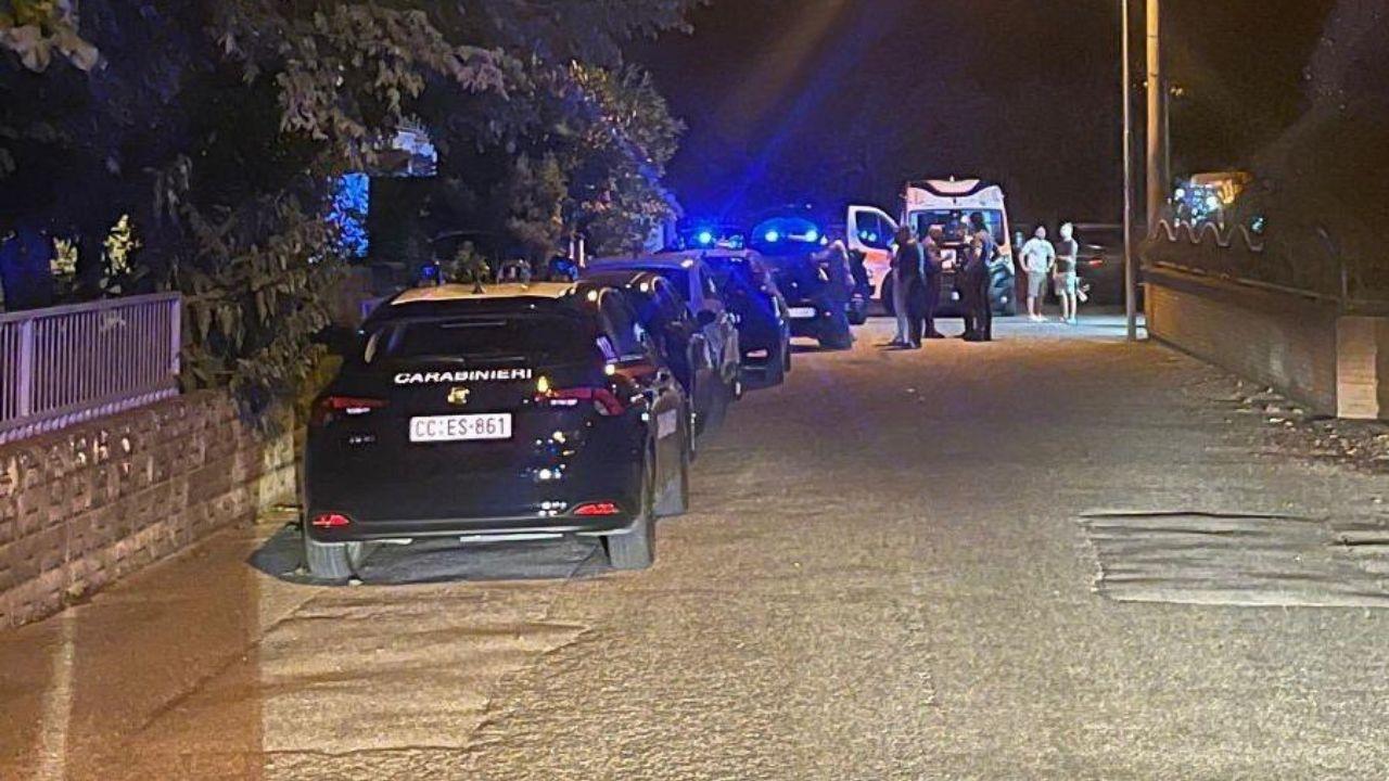 I carabinieri sul posto