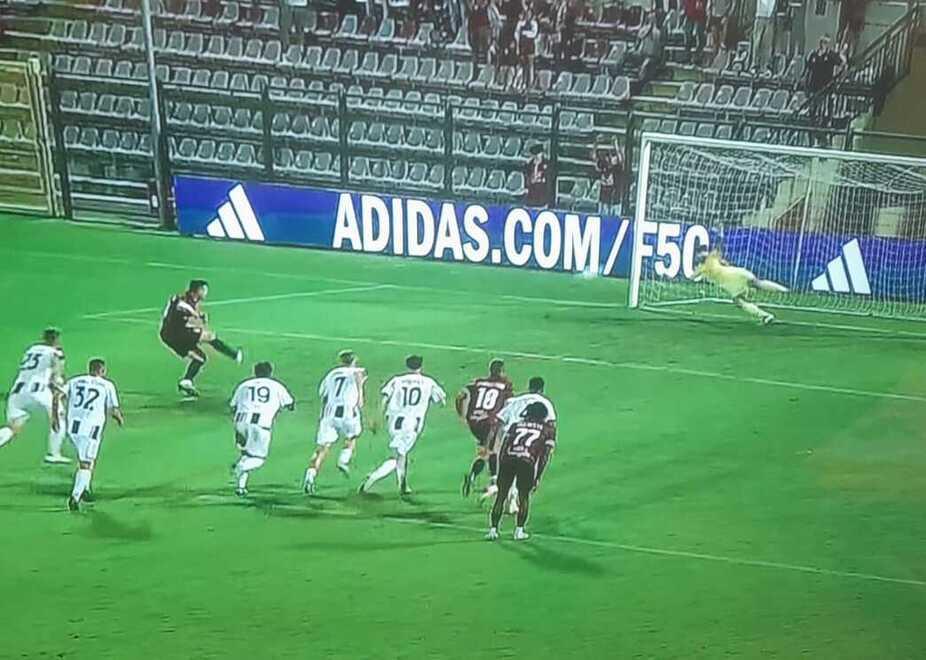 Il gol del pari momentaneo
