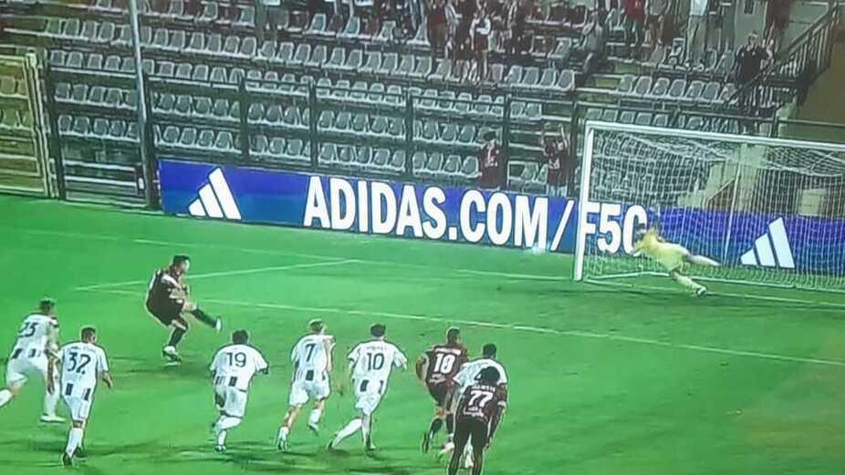 Il gol del pari momentaneo