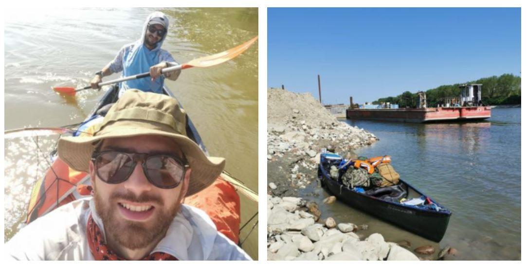 Da Boretto alla foce del Po in canoa: l’impresa di Piergiorgio e Alex